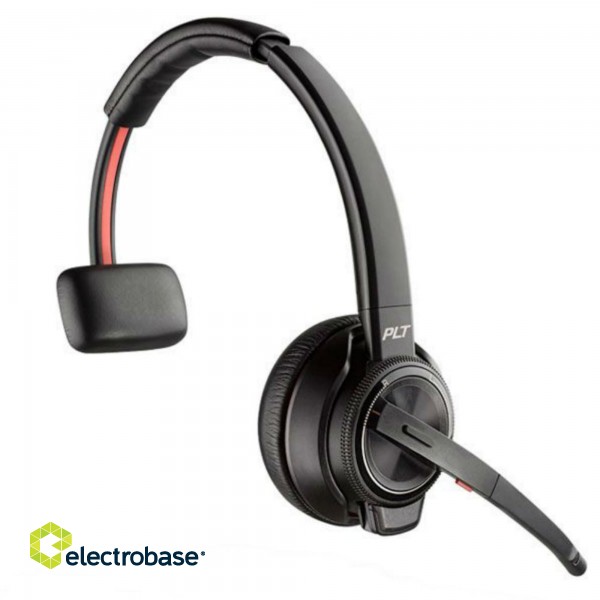 Poly | Headset | Savi W8210-M 3 in 1 | Wireless | Built-in microphone | Bluetooth | Black image 5