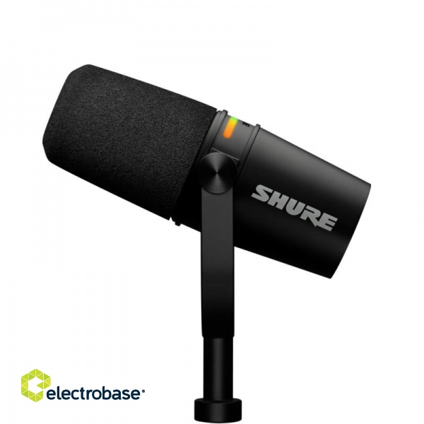 Shure Podcast Microphone | MV7+ | USB Type-C | Black image 4