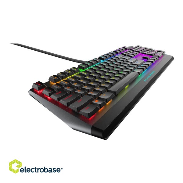 Dell | Alienware Gaming Keyboard | AW510K | Dark Gray | Mechanical Gaming Keyboard | Wired | RGB LED light | EN | English | Numeric keypad image 2