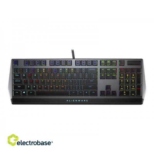 Dell | Alienware Gaming Keyboard | AW510K | Dark Gray | Mechanical Gaming Keyboard | Wired | RGB LED light | EN | English | Numeric keypad фото 4