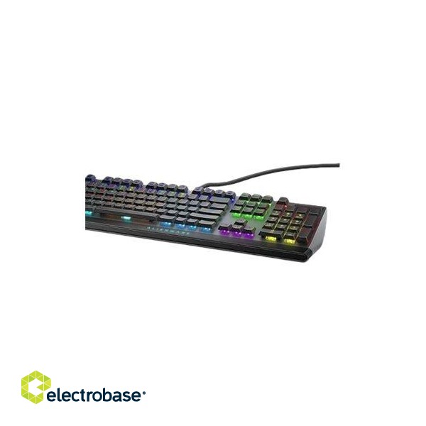 Dell | Alienware Gaming Keyboard | AW510K | Dark Gray | Mechanical Gaming Keyboard | Wired | RGB LED light | EN | English | Numeric keypad image 8