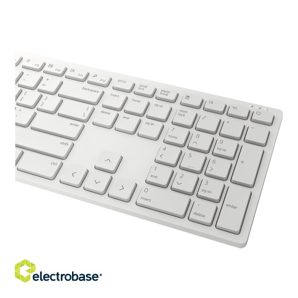 Dell | Keyboard and Mouse | KM5221W Pro | Keyboard and Mouse Set | Wireless | Mouse included | RU | White | 2.4 GHz фото 9