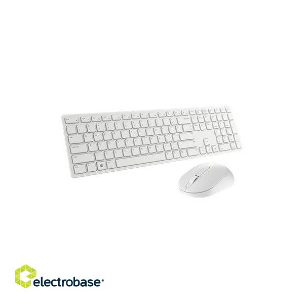 Dell | Keyboard and Mouse | KM5221W Pro | Keyboard and Mouse Set | Wireless | Mouse included | US | m | White | 2.4 GHz | g image 8