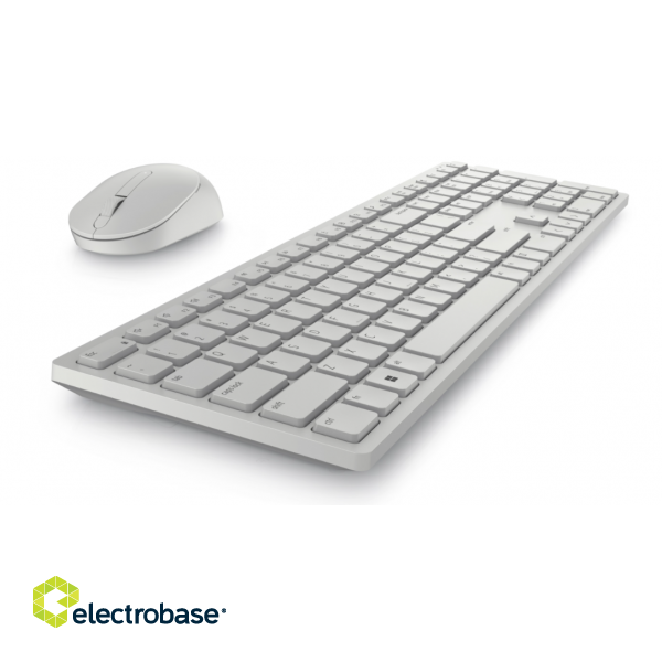 Dell | Keyboard and Mouse | KM5221W Pro | Keyboard and Mouse Set | Wireless | Mouse included | RU | White | 2.4 GHz фото 3