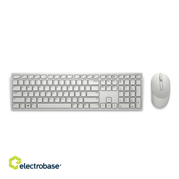 Dell | Keyboard and Mouse | KM5221W Pro | Keyboard and Mouse Set | Wireless | Mouse included | RU | White | 2.4 GHz фото 5