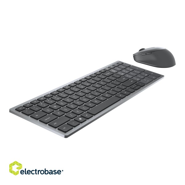 Dell | Keyboard and Mouse | KM7120W | Keyboard and Mouse Set | Wireless | Batteries included | RU | Bluetooth | Titan Gray | Numeric keypad | Wireless connection image 2
