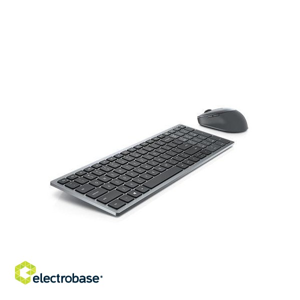Dell | Keyboard and Mouse | KM7120W | Keyboard and Mouse Set | Wireless | Batteries included | RU | Bluetooth | Titan Gray | Numeric keypad | Wireless connection image 1