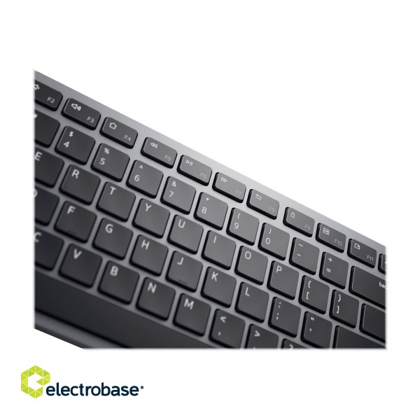 Dell | Keyboard | KB700 | Keyboard | Wireless | RU | m | Titan Gray | 2.4 GHz image 9