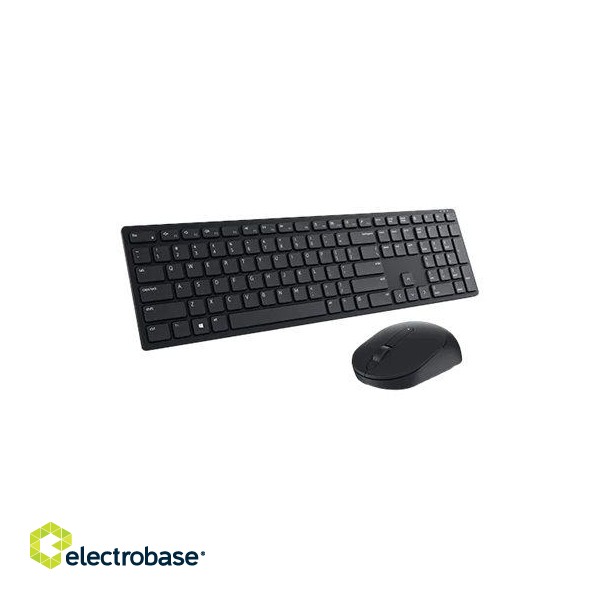 Dell KM5221W Pro | Keyboard and Mouse Set | Wireless | Ukrainian | Black | 2.4 GHz image 2