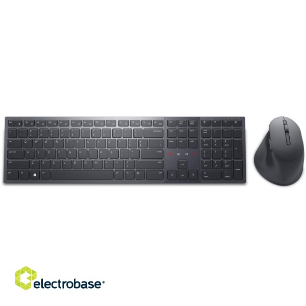 Dell | Premier Collaboration Keyboard and Mouse | KM900 | Keyboard and Mouse Set | Wireless | US | Graphite | USB-A | Wireless connection фото 1