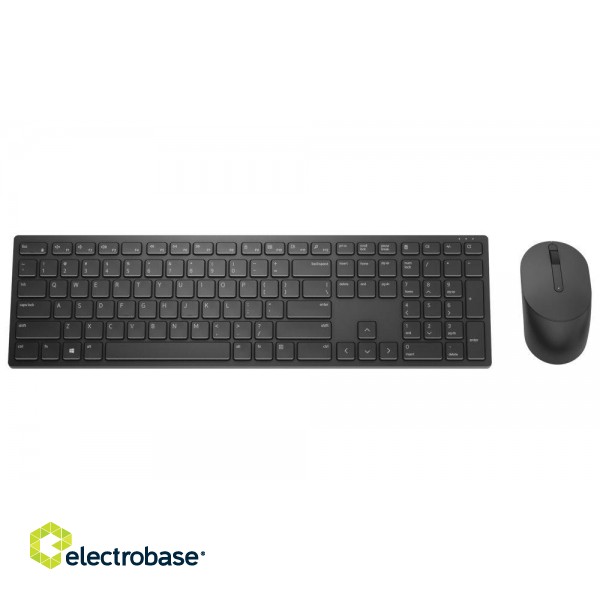 Dell | Pro Keyboard and Mouse (RTL BOX) | KM5221W | Keyboard and Mouse Set | Wireless | Batteries included | EN/LT | Black | Wireless connection image 1