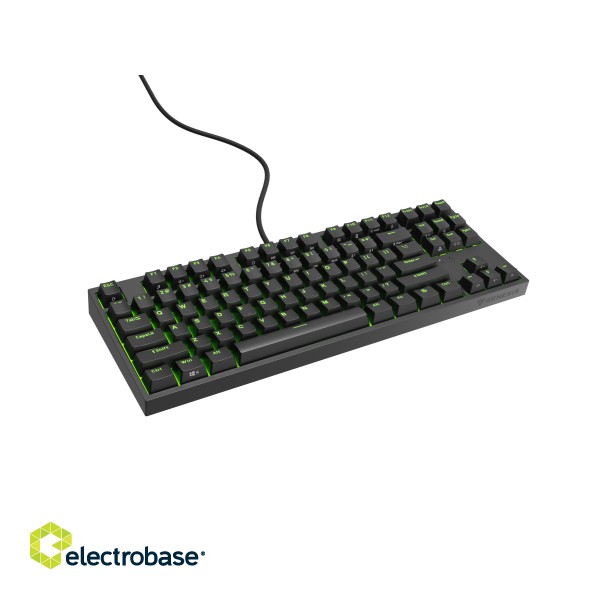 Genesis | Mechanical Gaming Keyboard | THOR 404 TKL RGB | Black | Mechanical Gaming Keyboard | Wired | US | USB Type-A | 1005 g | Gateron Yellow Pro image 4