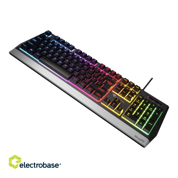Genesis | Rhod 300 RGB | Black | Gaming keyboard | Wired | RGB LED light | US | 1.75 m image 3