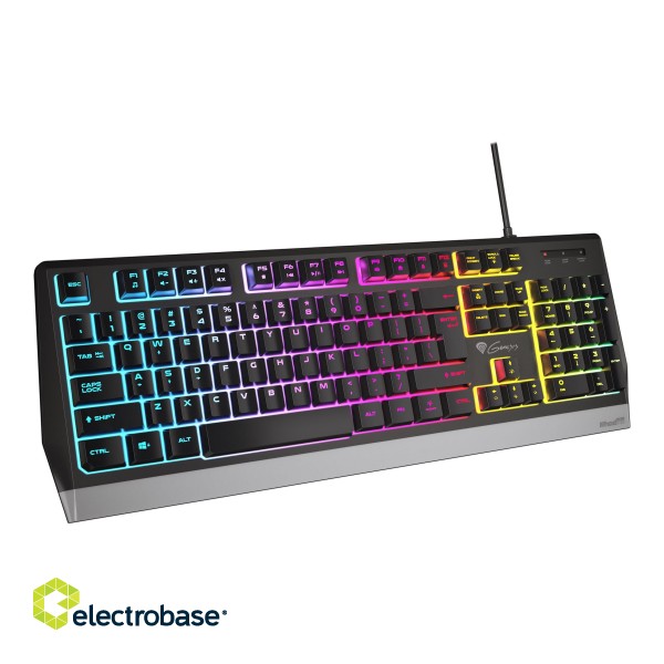 Genesis | Rhod 300 RGB | Black | Gaming keyboard | Wired | RGB LED light | US | 1.75 m image 9