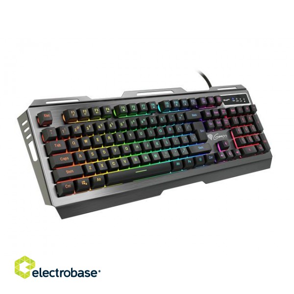 Genesis | Rhod 420 | Gaming keyboard | Wired | RGB LED light | US | 1.6 m | Black image 2