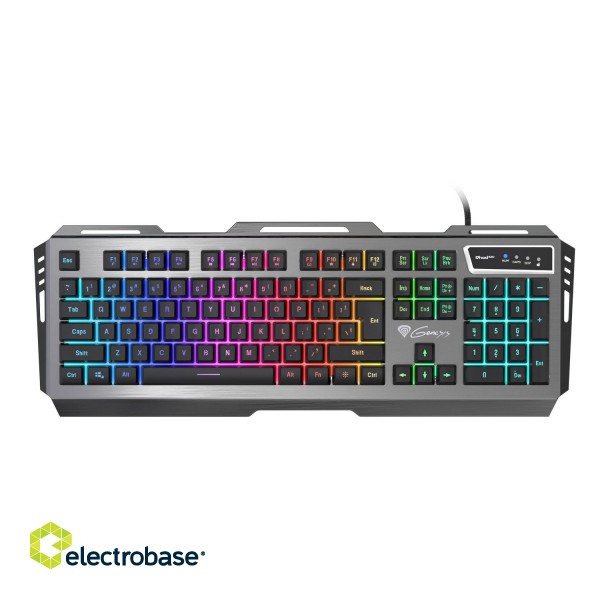Genesis | Rhod 420 | Gaming keyboard | Wired | RGB LED light | US | 1.6 m | Black image 3