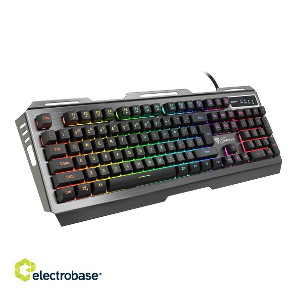 Genesis | Rhod 420 | Gaming keyboard | Wired | RGB LED light | US | 1.6 m | Black image 4
