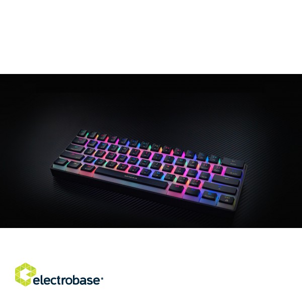 Genesis | THOR 660 RGB | Black | Mechanical Gaming Keyboard | Wireless | RGB LED light | US | Bluetooth | USB Type-C | 588 g | Gateron Brown image 8