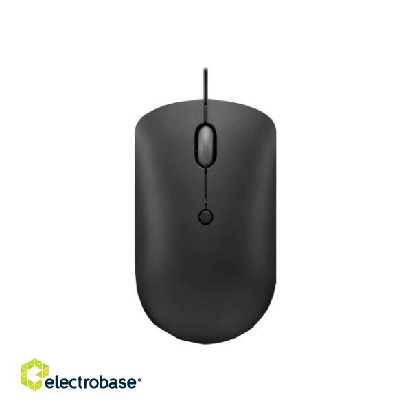 Lenovo | Compact Mouse | 400 | Wired | USB-C | Raven black image 1