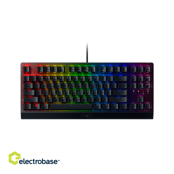 Razer | BlackWidow V3 | Black | Gaming keyboard | Wired | RGB LED light | NORD image 1