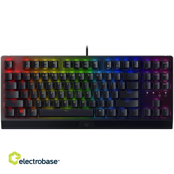 Razer | BlackWidow V3 | Black | Gaming keyboard | Wired | RGB LED light | US image 1
