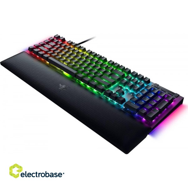 Razer | BlackWidow V4 | Mechanical Gaming keyboard | Wired | RGB LED light | US | Black | Yellow Switches image 3