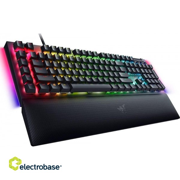 Razer | BlackWidow V4 | Mechanical Gaming keyboard | Wired | RGB LED light | US | Black | Yellow Switches image 4