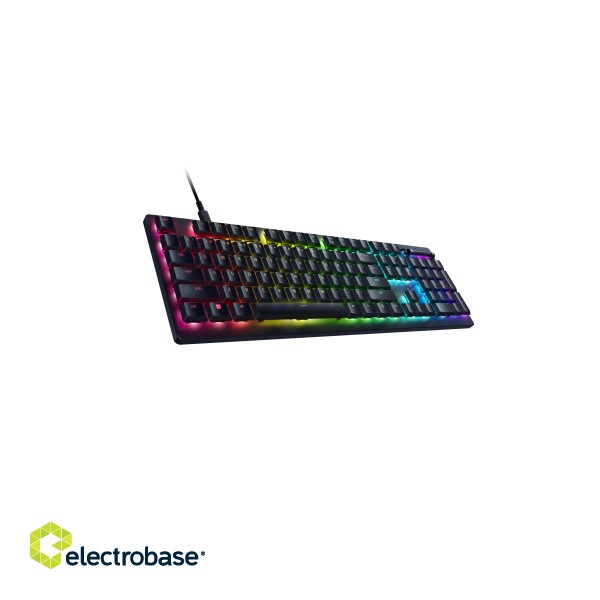 Razer | Deathstalker V2 | Black | Gaming Keyboard | Wired | RGB LED light | RU | Linear Optical Switch image 3