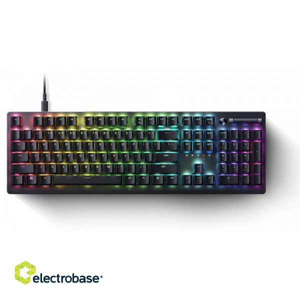 Razer | Gaming Keyboard | Deathstalker V2 Pro | Gaming Keyboard | Wired | RGB LED light | US | Black | Low-Profile Optical Switches (Clicky) image 1