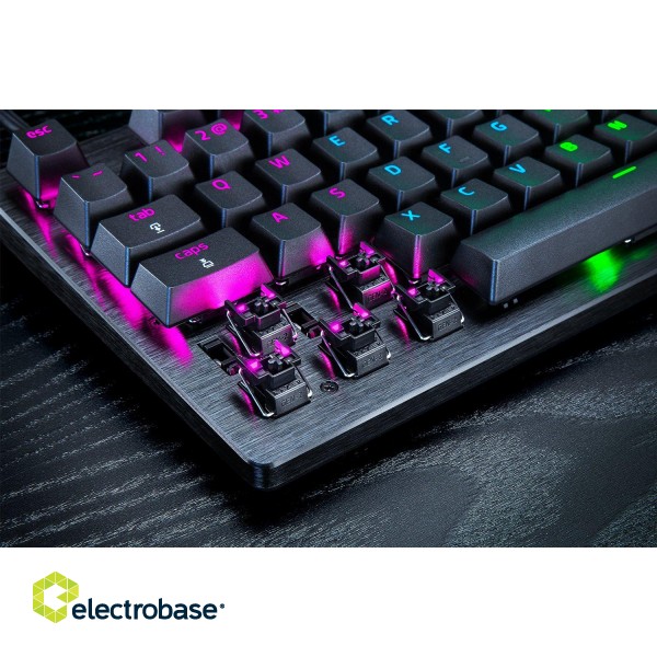 Razer | Gaming Keyboard | Huntsman V3 Pro Tenkeyless | Gaming Keyboard | Wired | Nordic | Black | Analog Optical image 3