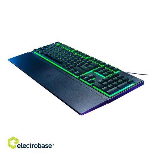 Razer | Gaming Keyboard | Ornata V3 X | Gaming keyboard | Wired | RGB LED light | US | Black | Numeric keypad | Silent Membrane image 2