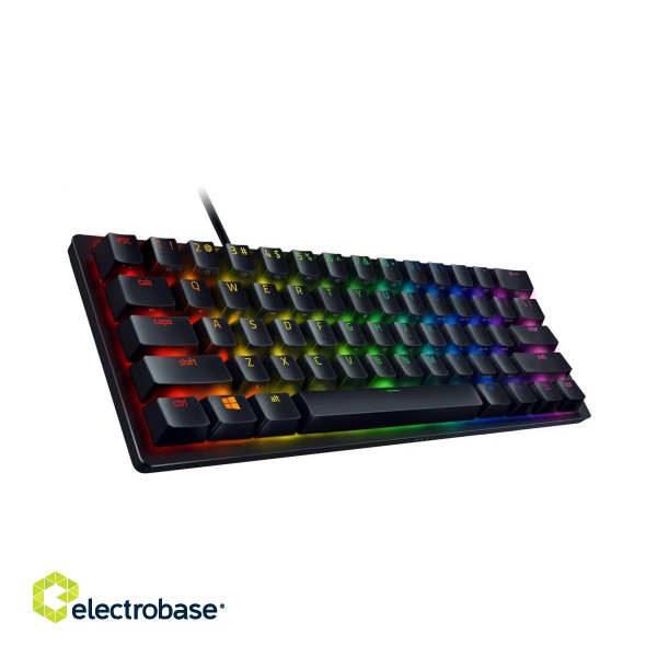 Razer | Huntsman Mini 60% | Black | Gaming keyboard | Wired | Opto-Mechanical | RGB LED light | NORD image 3