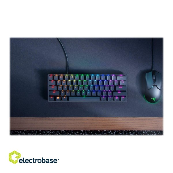 Razer | Huntsman Mini 60% | Black | Gaming keyboard | Wired | Opto-Mechanical | RGB LED light | NORD image 10