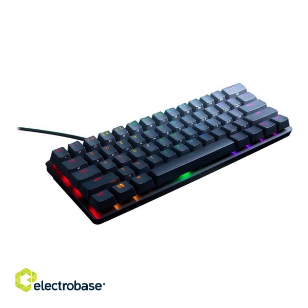 Razer | Huntsman Mini | Black | Gaming keyboard | Wired | RGB LED light | US | Linear Optical RED paveikslėlis 2