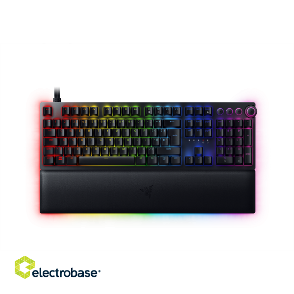 Razer | Huntsman V2 | Black | Gaming keyboard | Wired | Optical | RGB LED light | US image 2