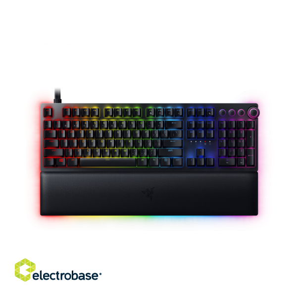 Razer | Huntsman V2 | Gaming keyboard | Optical | RGB LED light | RU | Black | Wired image 1