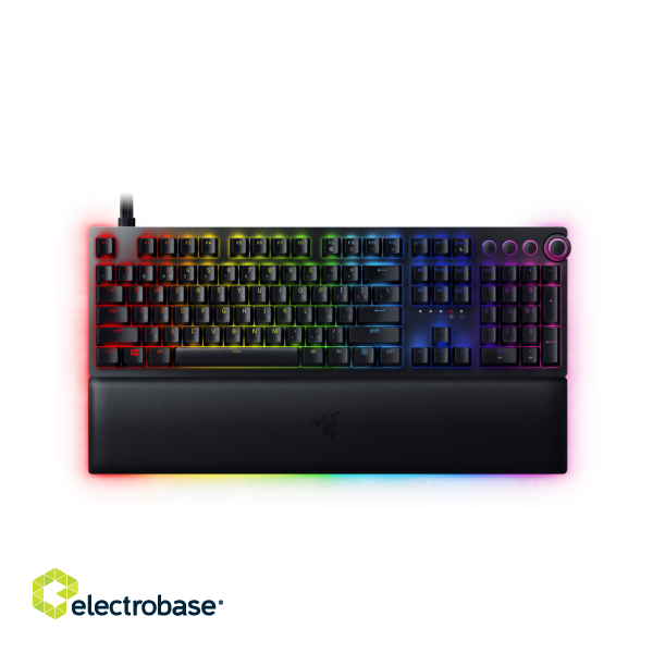 Razer | Huntsman V2 | Black | Gaming keyboard | Wired | Optical | RGB LED light | RU фото 1