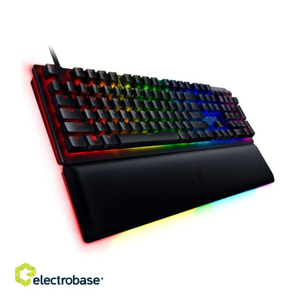 Razer | Huntsman V2 Optical Gaming Keyboard | Gaming keyboard | Wired | RGB LED light | NORD | Black | Numeric keypad | Linear Red Switch image 3