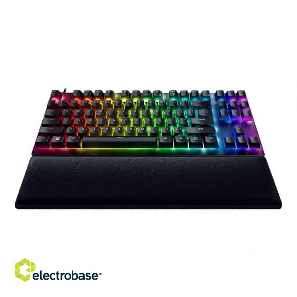 Razer | Huntsman V2 Tenkeyless | Black | Gaming keyboard | Wired | Optical Gaming Keyboard | RGB LED light | US | Linear Red Switch image 3