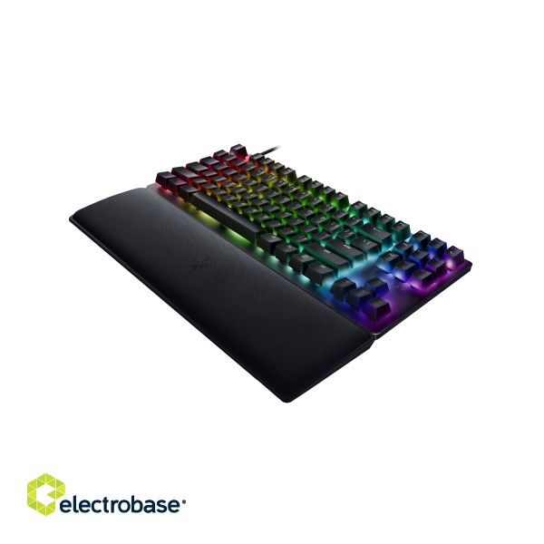 Razer | Huntsman V2 Tenkeyless | Black | Gaming keyboard | Wired | Optical Gaming Keyboard | RGB LED light | US | Linear Red Switch image 5