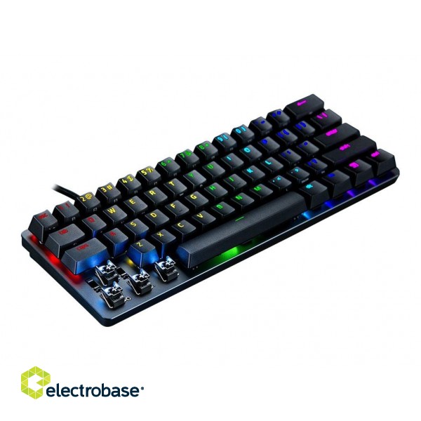 Razer | Optical Gaming Keyboard | Huntsman Mini 60% | Gaming keyboard | Wired | RGB LED light | NORD | Black | USB-C | Analog Switch image 2