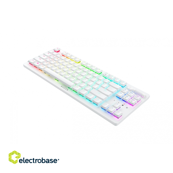 Razer | Optical Keyboard | Deathstalker V2 Pro | Gaming keyboard | Wireless | RGB LED light | US | White | Red Switch | Wireless connection фото 4