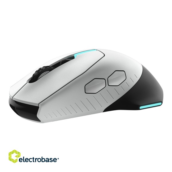 Dell | Alienware | AW610M | Wireless wired optical | Gaming Mouse | Lunar Light | 2 year(s) image 4