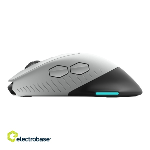 Dell | Alienware | AW610M | Wireless wired optical | Gaming Mouse | Lunar Light | 2 year(s) image 6