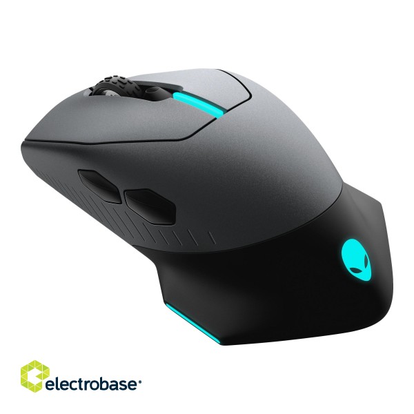 Dell | Alienware Gaming Mouse | AW610M | Wireless wired optical | Gaming Mouse | Dark Grey фото 9