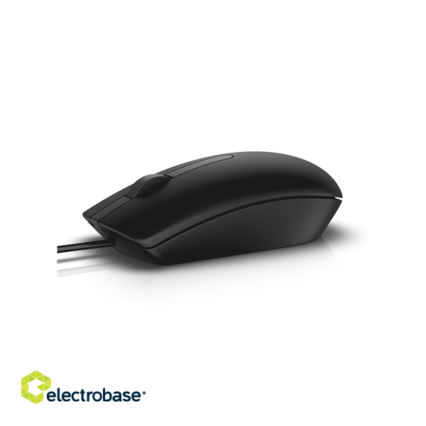 Dell | Mouse | MS116 | Optical | Wired | Black фото 3