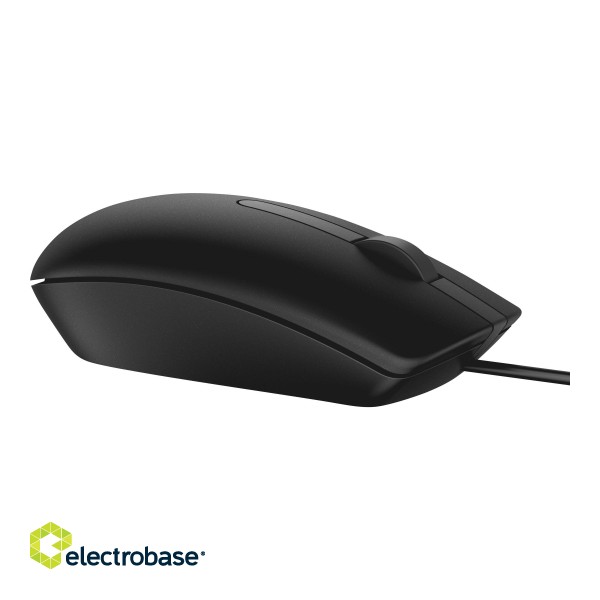 Dell | Mouse | MS116 | Optical | Wired | Black фото 2