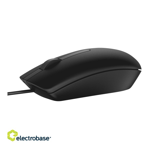 Dell | Mouse | MS116 | Optical | Wired | Black фото 4
