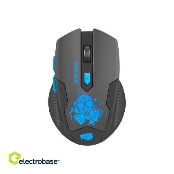 Fury | Gaming mouse | Stalker | Wireless | Black/Blue фото 2