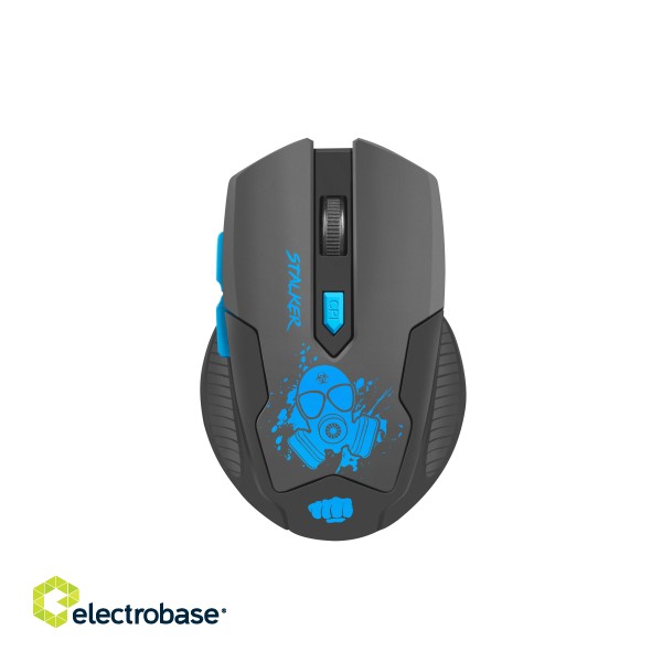 Fury | Gaming mouse | Stalker | Wireless | Black/Blue фото 5